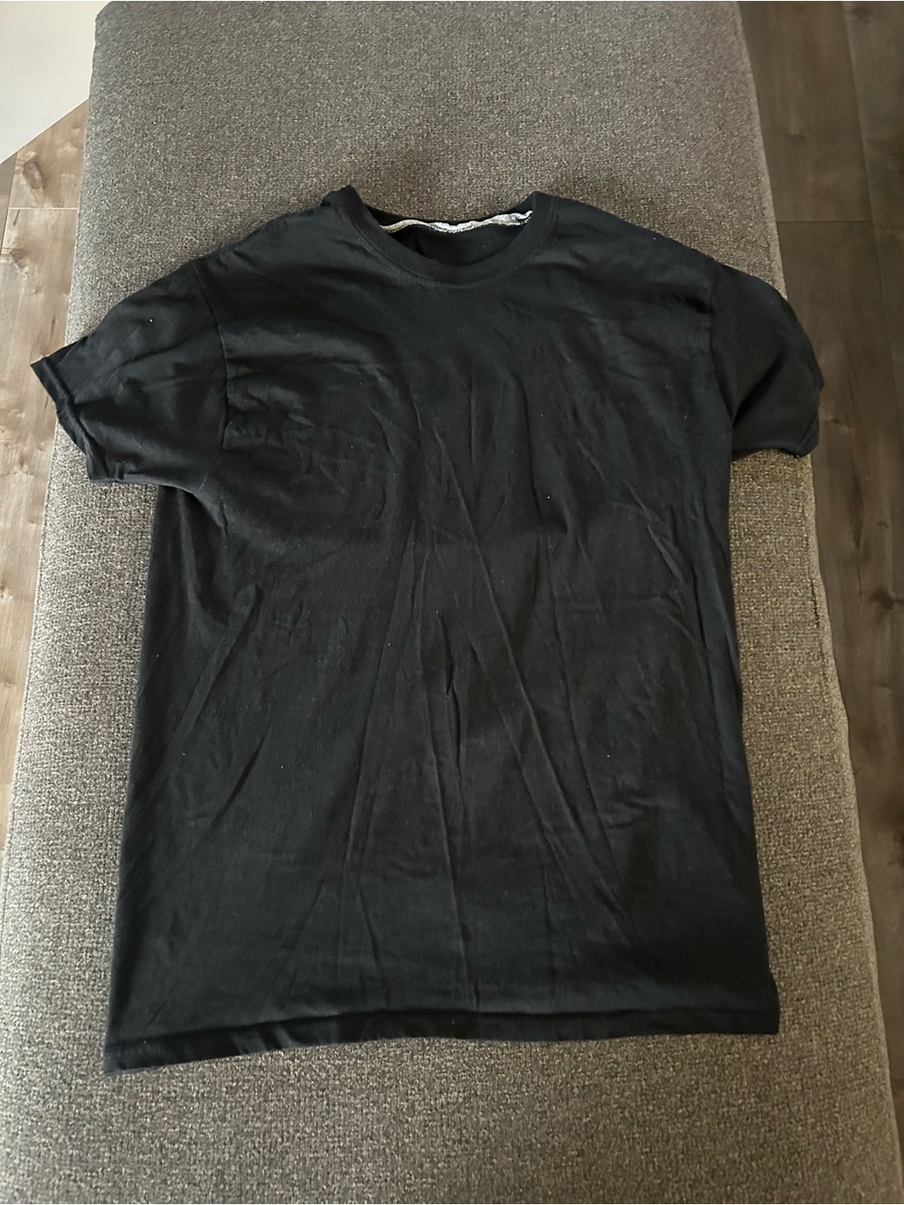 Classic Black Men's Crew Neck T-Shirt